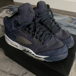 Midnight Jordan 5s Size 5Y
