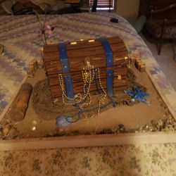 Beach Theme Wedding Card Box