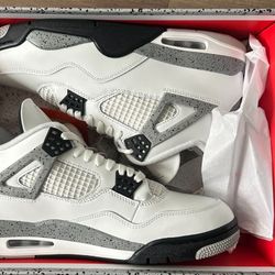 Air Jordan 4 White cement