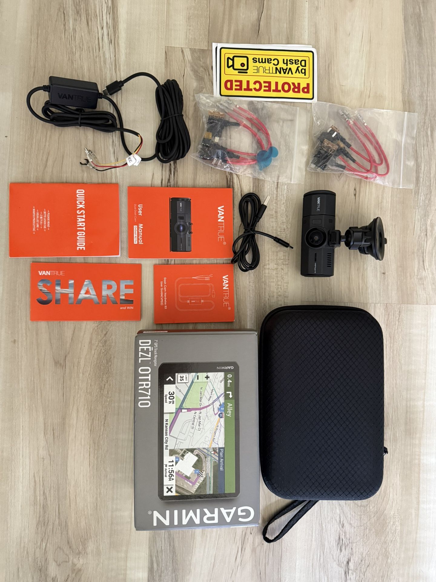 GPS GARMIN AND Dash Cam