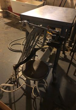 Vintage antique dentist chair