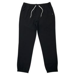 Vuori Kore Jogger Pants Mens Large L Black Lined Performance Stretch Gym V456