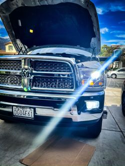 White 9005 HB3 LED Bulbs Headlight Conversion Kit High Beam Bright 