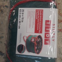 double wreath in Garland bag