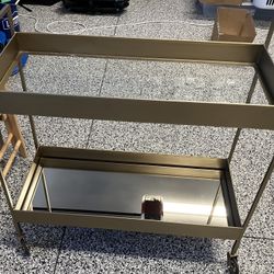 Crate and Barrel Bar Cart