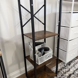 Coat rack wth shelves