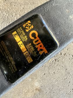 curt trailer hitch mount with 2" drop, 1"rise and 1 1/4" hole