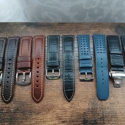 Leather Watch Straps New
