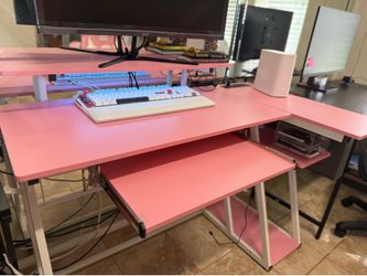Pink Gaming Desk