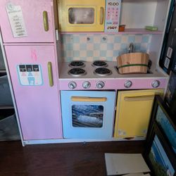 Kid craft large kitchen playset pastel colors
