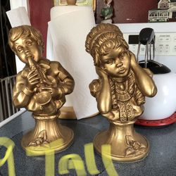  Boy Playing Saxophone and Girl 