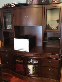 Solid wood office suite