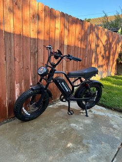 Electric Bike | Peak Power 1500W | Full Suspension | Top Speed 31 MPH | Range 40-70 Miles | 48V 20Ah Removable Battery | 2-Seater Design | LED Headlig