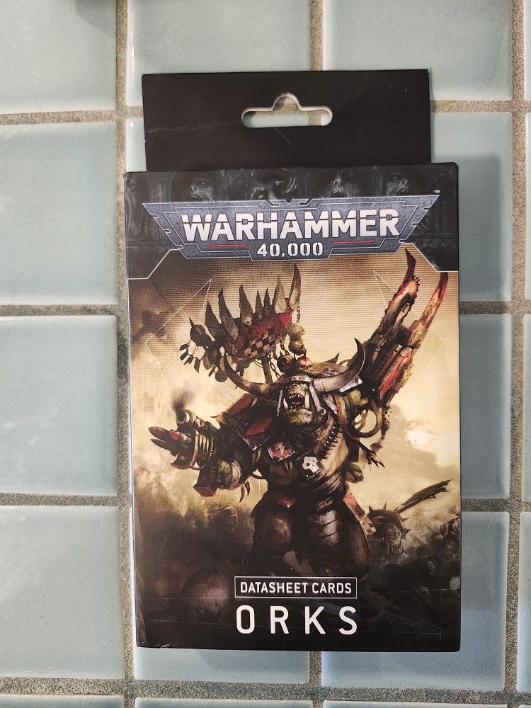Warhammer 40K: Orks Datasheet Cards