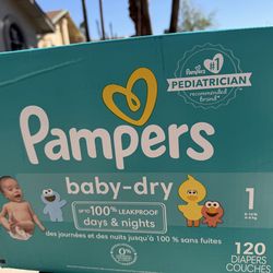 NEW Pampers diapers Sz1