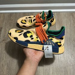 Adidas Pharrell x NMD Human Race Animal Print Pulse Amber Men's HP3221 NEW