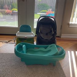 Baby Car Seat , Chair And Bath Tub. FREE