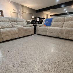 Reclining Sofa And Loveseat 