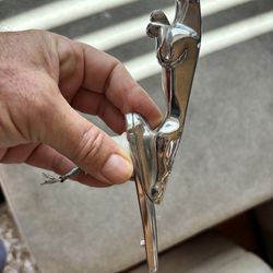 Vintage jaguar hood ornament