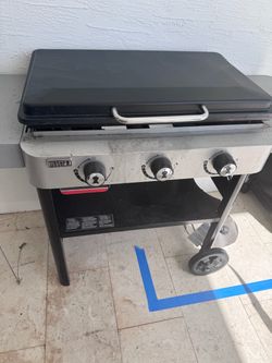 Weber 3-Burner Flat Top Gas Griddle