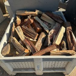 Dry Split Almond Mix Firewood!!!Ready Too Burn Seasoned Wood!