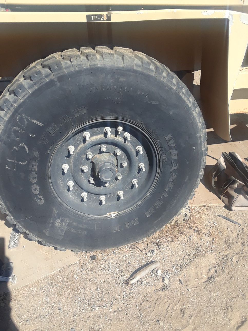 Goodyear Military Tires & Rims as a set