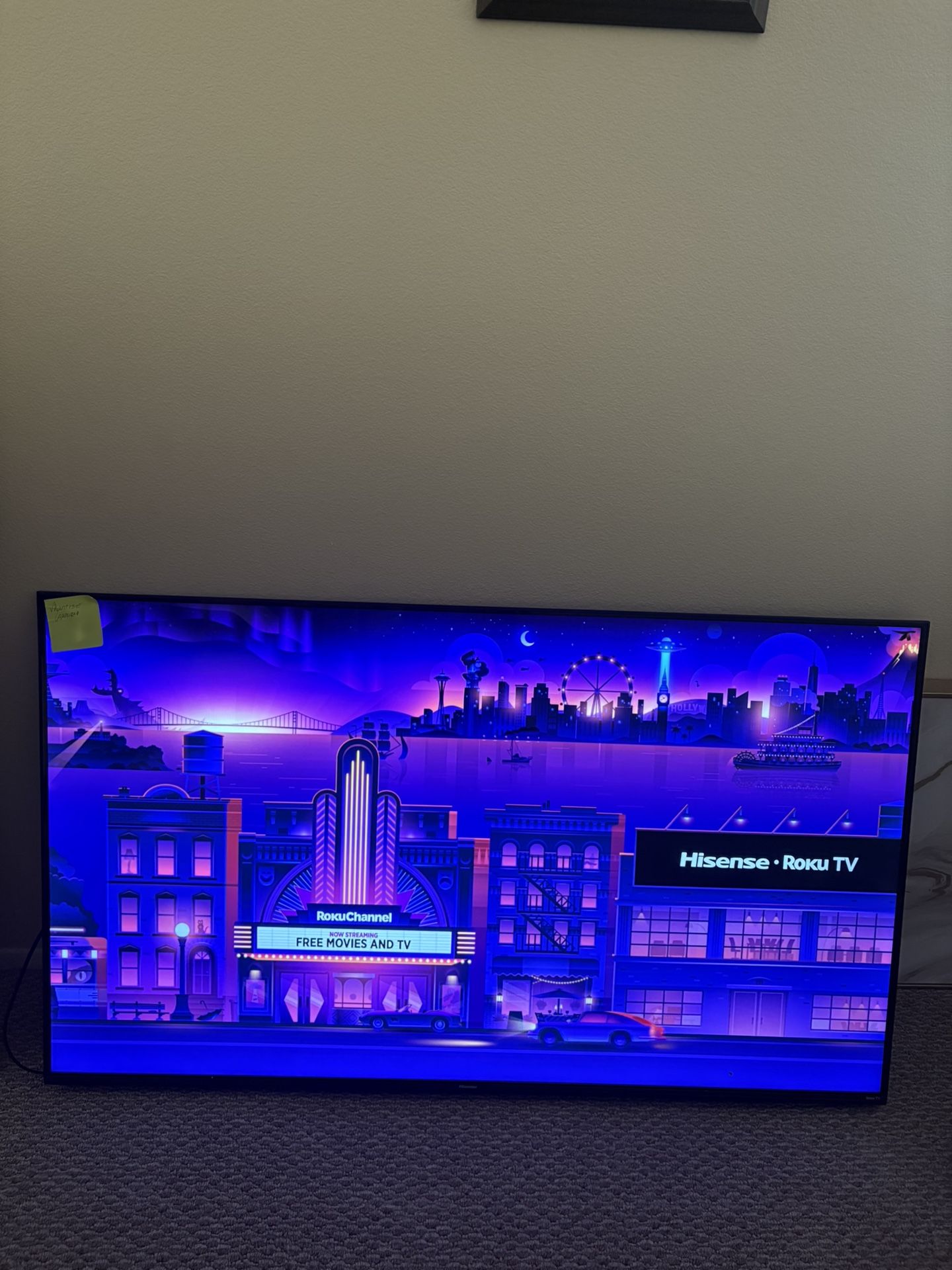 Roku 50 inch big screen TV