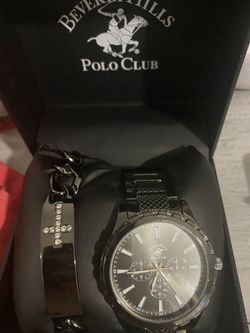 Man Polo Watch And Bracelet