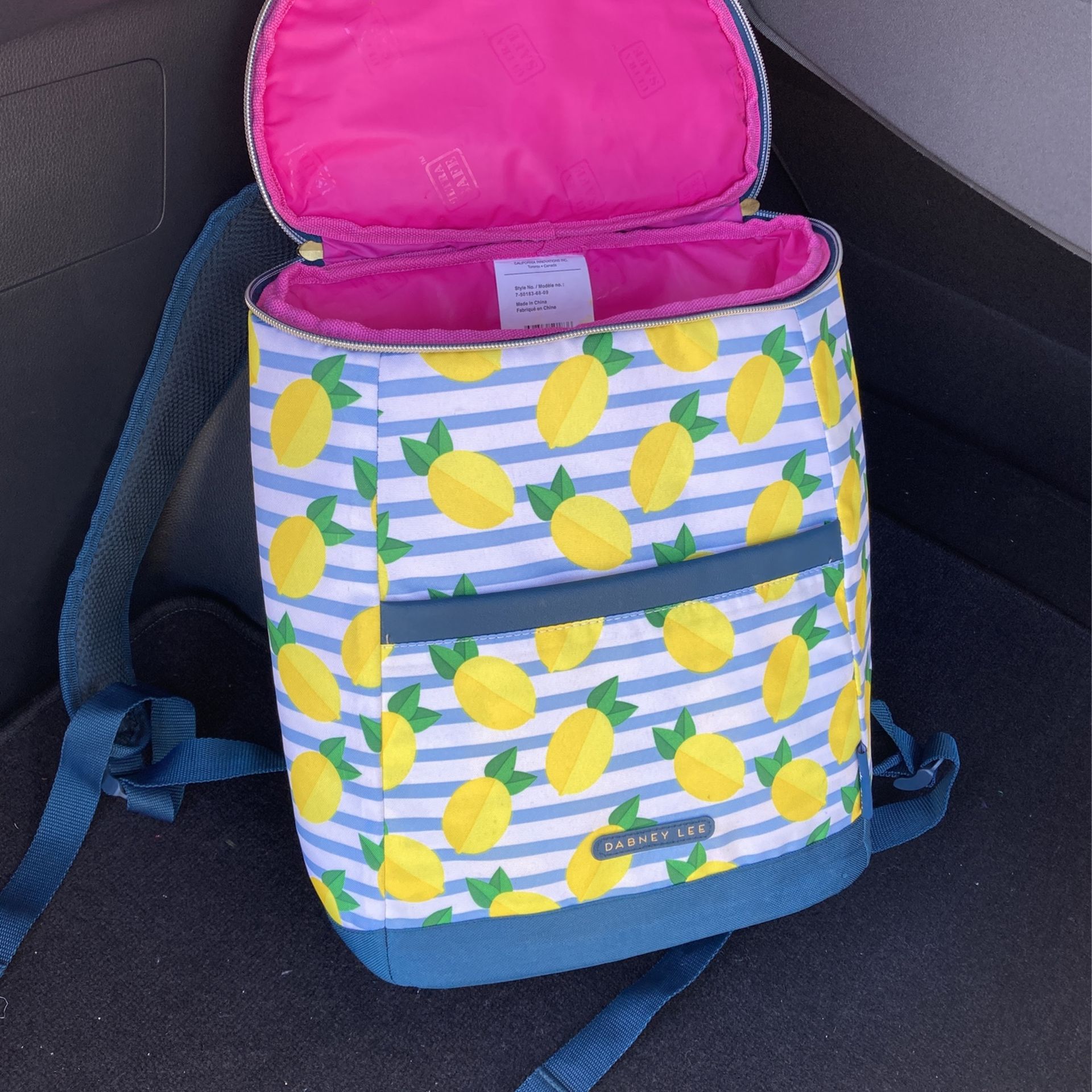 Dabney Lee LEMON Cooler Bag pack