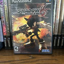 Shadow The Hedgehog (Sony PlayStation 2, 2005) CIB w/ Manual. Tested Working 