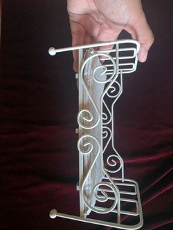 Vintage 1972 Determined Productions Miniature Metal Doll Bed Made in Japan