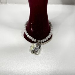 Bracelet   stretch bracelet White color