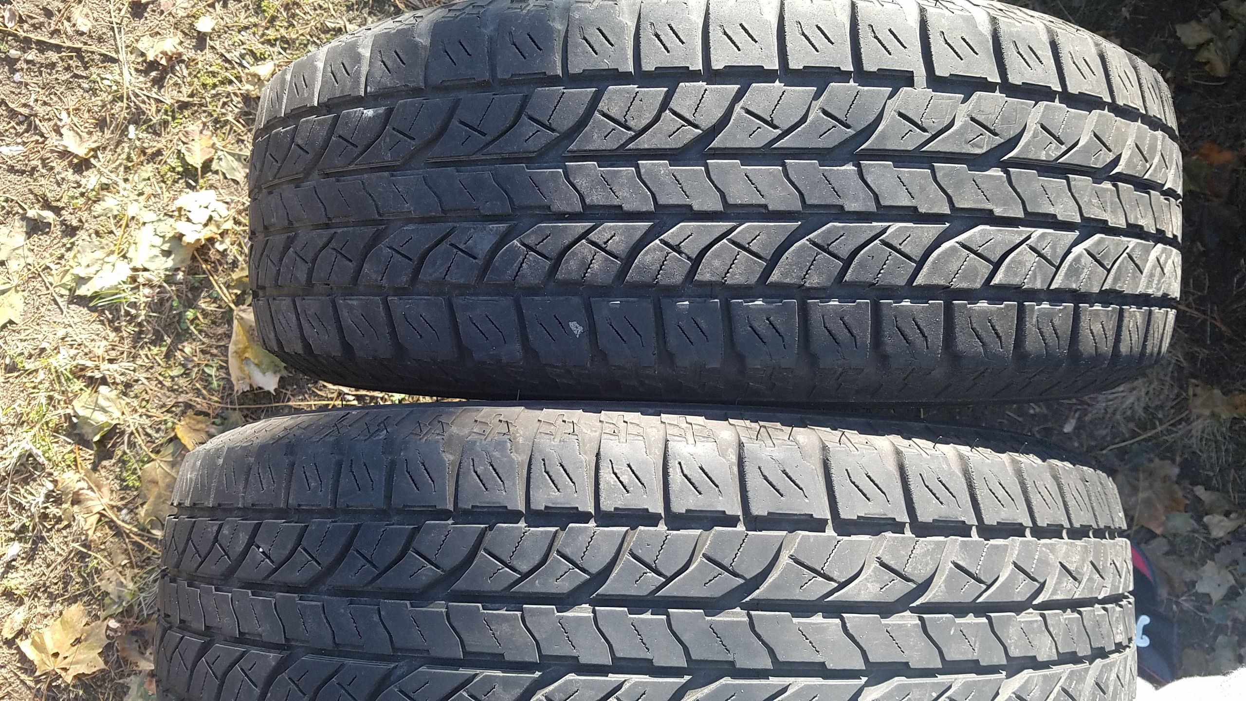 ##Tires must go today, snow coming