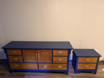 Bassett Low Boy And Night Stand Set