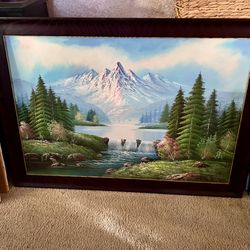 W Chapman Oil Painting
