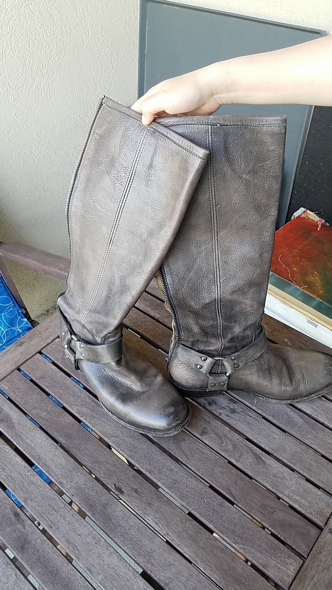 The Frye Company genuine leather boots