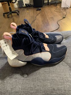 Adidas Originals Crazy BYW X Navy Grey Boost Basketball Shoes