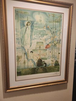 SALVANDOR DALI THE DISCOVERY OF AMERICA BY COLUMBUS SIGNED EDITION LITHOGRAPH