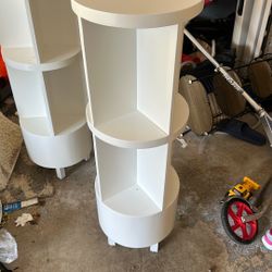 White Display Shelf – 3-Tier Organizer