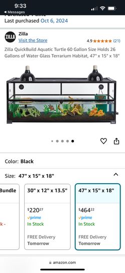 Aquatic Turtle 60 Gallon