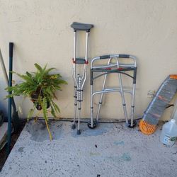 Free - Crutches  & Walker - Free