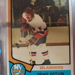 1974-75 Topps Hockey Denis Potvin #195