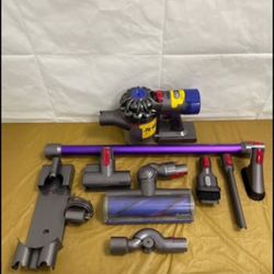 Delivery Included Dyson V8  Animal+ Cordless Stick Vacuum Purple and Iron  5 Tools Retail $399