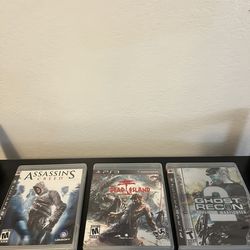 PS3 Games Assassins Creed Ghost Recon Dead Island