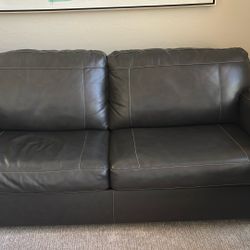 Leather sofa set