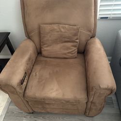 Recliner With Messaging  Back