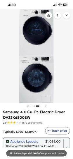 Samsung Wash machine and dryer