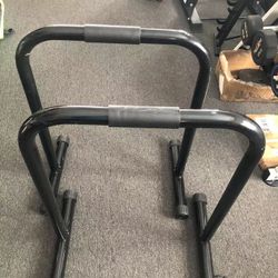 Adjustable Parallette Dip Bar Station Fitness Workout Dip Stand Station Pre-Black Friday Deal 10% Off