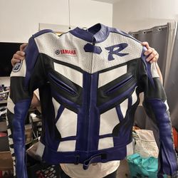 Team Yamaha Race Leather Jacket 