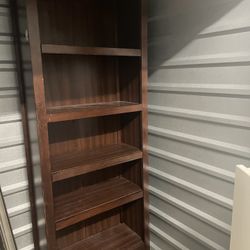 Tall Five Shelf Bookcase
